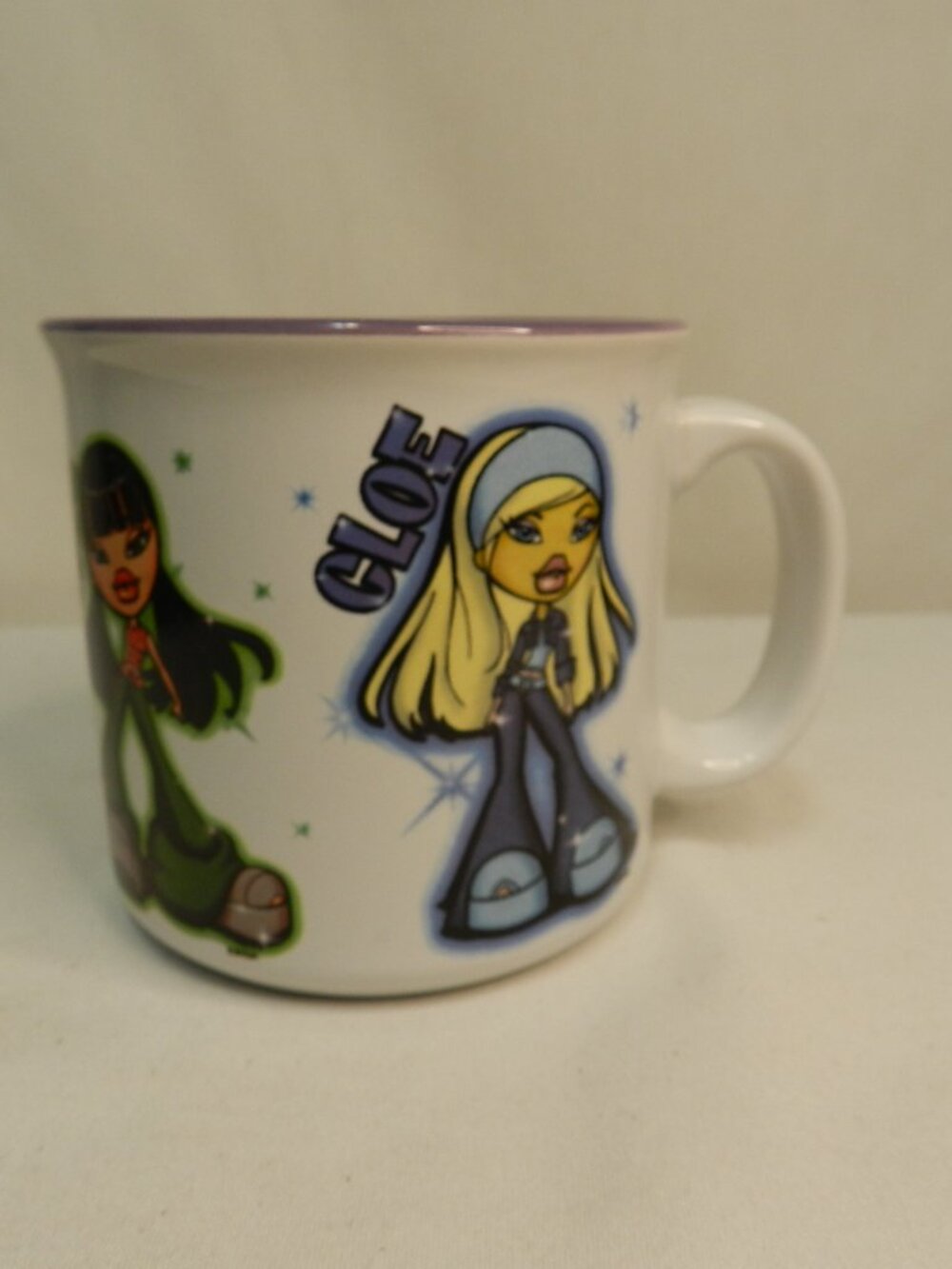 BRATZ dolls Vintage Yasmin Sasha Jade Cloe 20 oz Vintage 2001 large mug cup